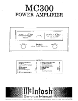 McIntosh MC-300 - Service manual 